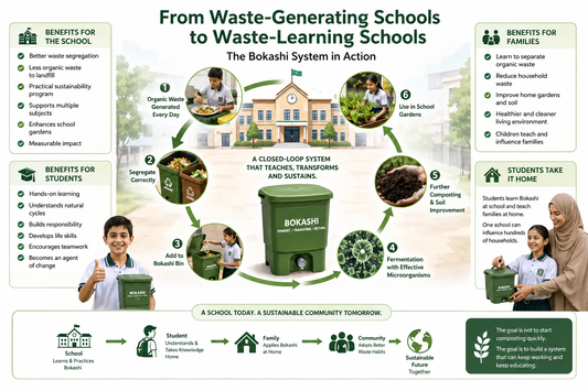 From Waste-Generating Schools to Waste-Learning Schools