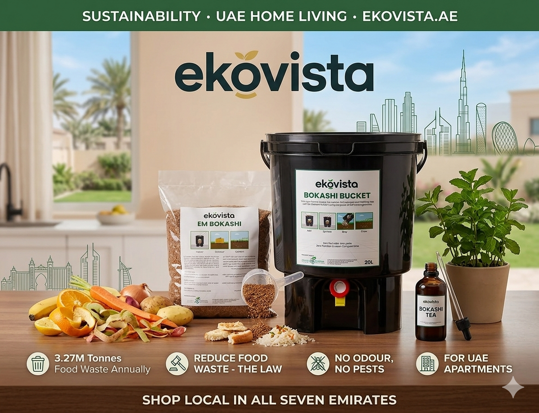 Bokashi Composting in the UAE: The Easiest Way to Manage Food Waste at Home