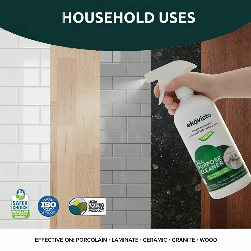 All-Purpose Cleaner Spray – 750ml | Kills 99.9% of Bacteria | Non-Toxic, Eco-Safe & Family Friendly