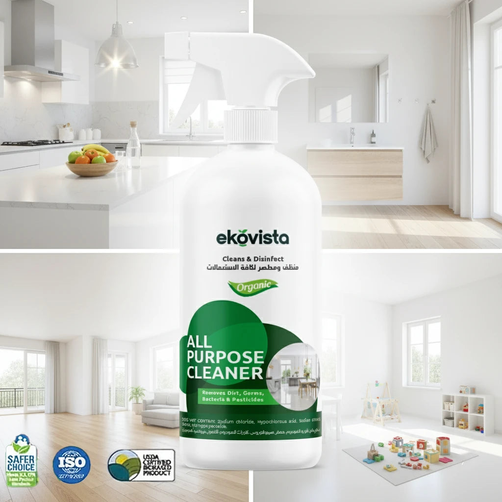 All-Purpose Cleaner Spray – 750ml | Kills 99.9% of Bacteria | Non-Toxic, Eco-Safe & Family Friendly