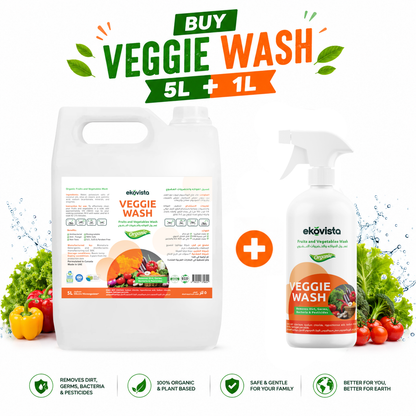 Veggie Wash Bundle (5L + 750ml Spray Bottle)