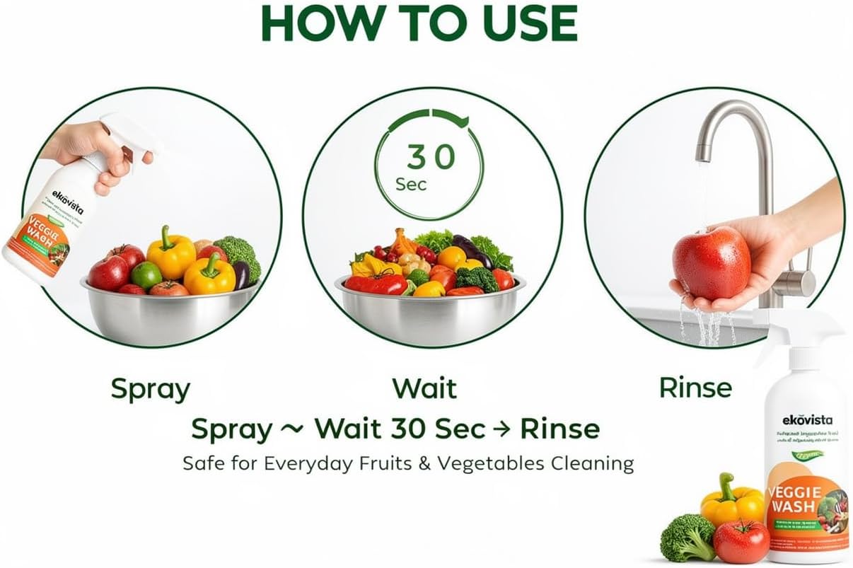 Organic Veggie Wash Spray