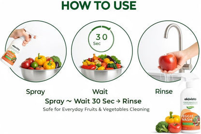Organic Veggie Wash Spray
